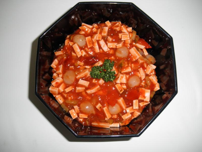 Würstchensalat - Salate » Salate mit Ketchup-Dressing Fleischerei Wiedemann