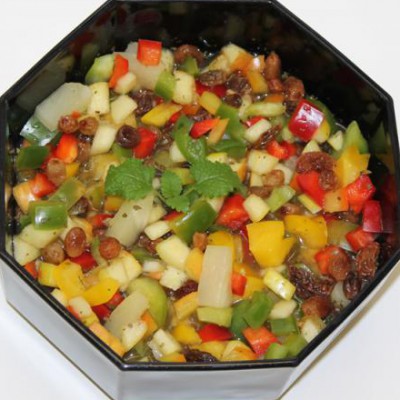  - Paprika Rohkostsalat Salate » Gemüsesalat mit Essig und Öl
